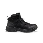 Men's Skokie Waterproof Work Boot (Soft Toe)  |  Black/Black