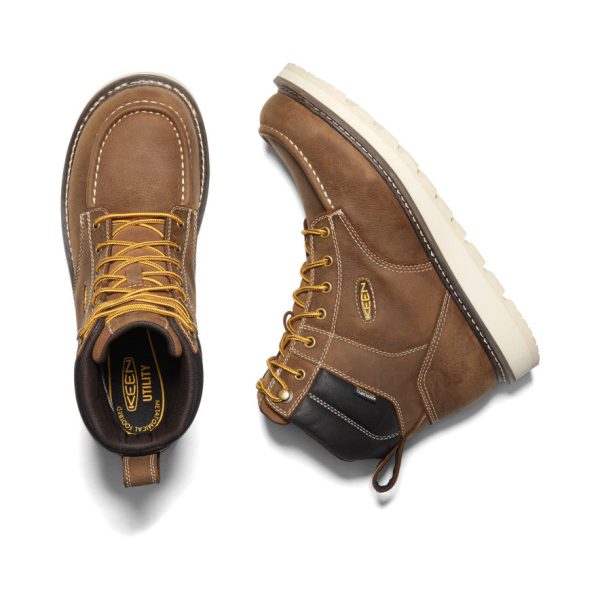 Men's Cincinnati 6 Waterproof Boot (Soft Toe) | Belgian/Sandshell