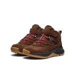 Little Kids' Hightrail Waterproof Hiking Boot | Dark Earth/Garnet