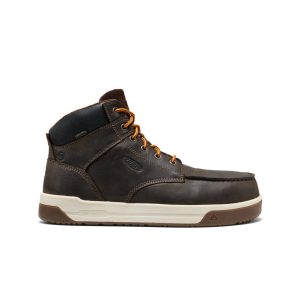 Men's Gibson Waterproof Work Boot (Carbon Toe) | Cascade Brown/Gum