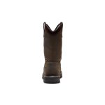 Men's Cincinnati Pull-On 90° Heel Waterproof Work Boot (Carbon Toe) | Chocolate Brown/Black