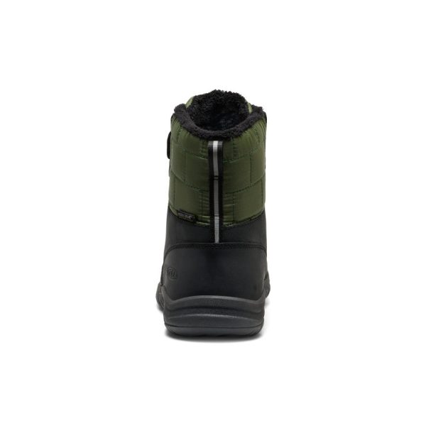 Big Kids' Kanibou Waterproof Winter Boot | Black/Bronze Green