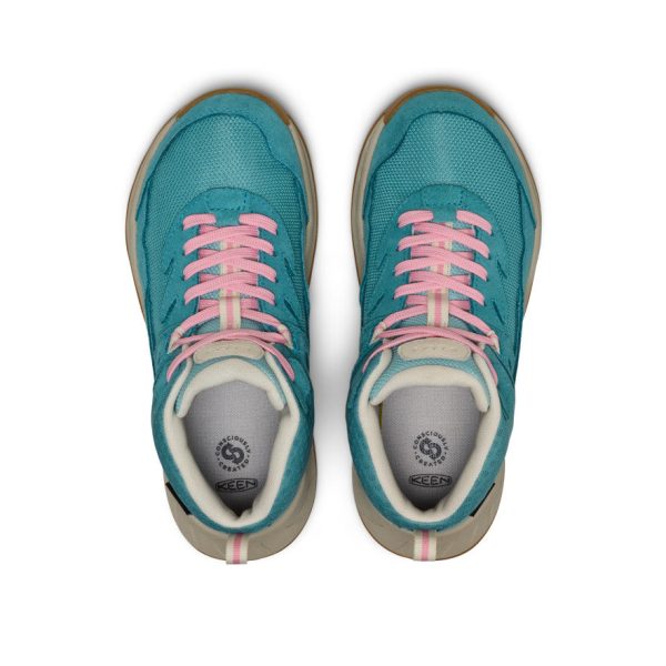 Big Kids' Hightrail Waterproof Hiking Boot | Brittany Blue/Cashmere Rose