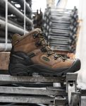 Men's Pittsburgh Energy 6 Waterproof Boot (Carbon Toe) | Cascade Brown/Greener Pastures