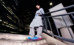 Women's A86 Sneaker | Black/Silver