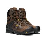 Men's Dover 8 Waterproof Boot (Carbon Toe) | Dark Earth/Black