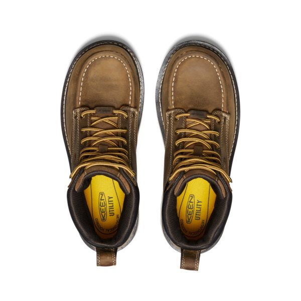 Men's Cincinnati 6 Waterproof 90° Heel Boot (Carbon Toe) | Belgian/Sandshell