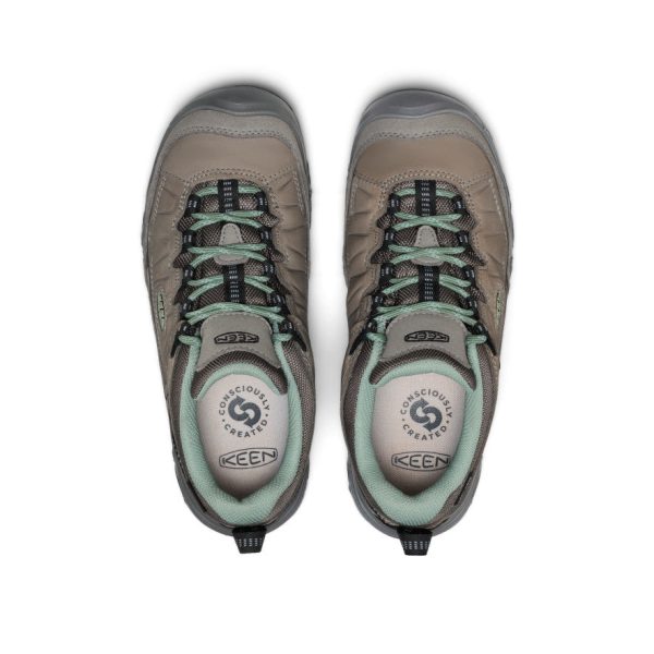 Women's Targhee IV Waterproof Hiking Shoe  |  Steel Grey/Lily Pad