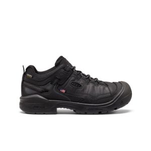 Men's Targhee IV Waterproof Work Shoe (Soft Toe) | Black/Black